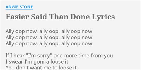 angie lyrics|angie stone easier said than done lyrics.